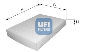 Filter, cabin air UFI 53.063.00