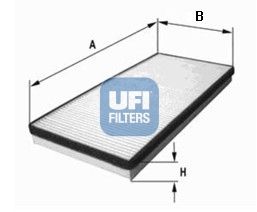 Фільтр, повітря у салоні UFI 53.065.00