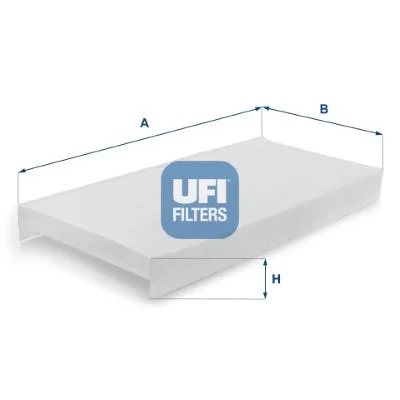 Фільтр, повітря у салоні ufi 53.443.00