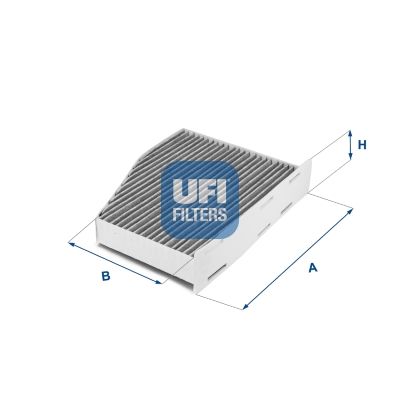 Filtras, salono oras UFI 54.124.00