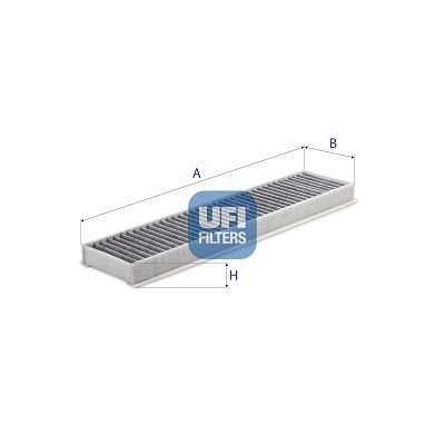 Filter, cabin air UFI 54.137.00