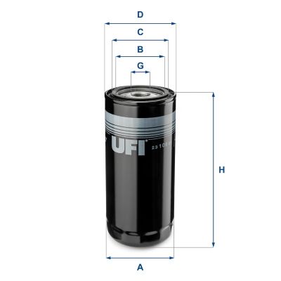 Oil Filter UFI 23.106.01