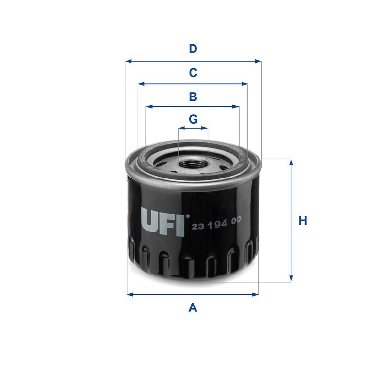 Oil Filter UFI 23.194.00