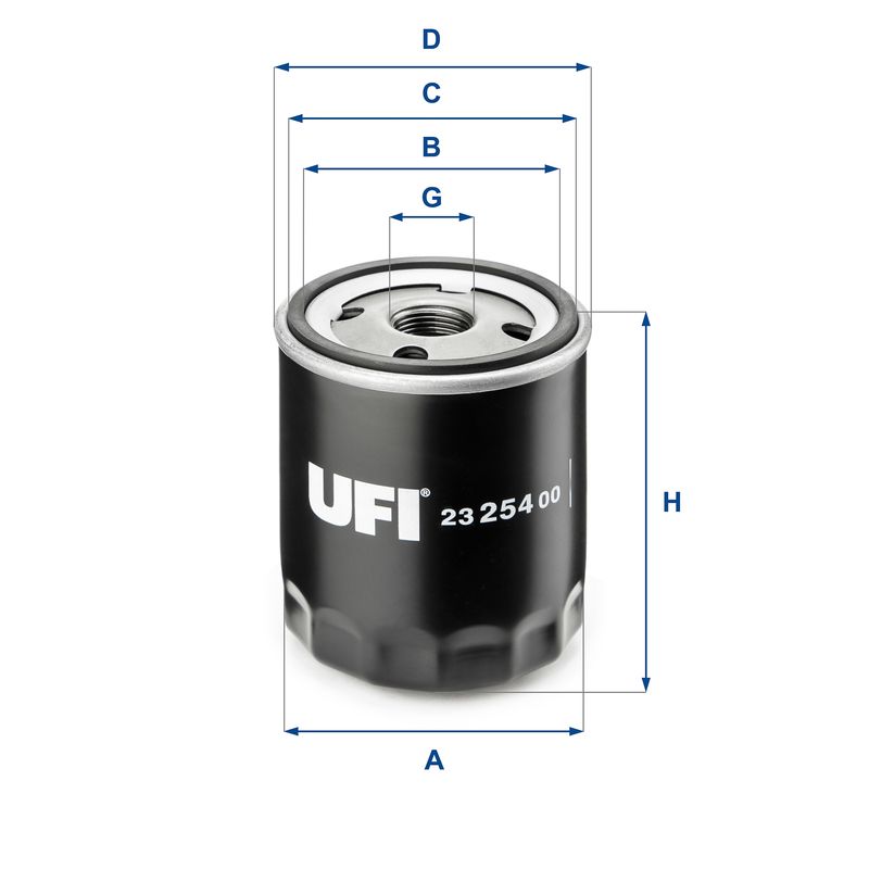 Oil Filter UFI 23.254.00