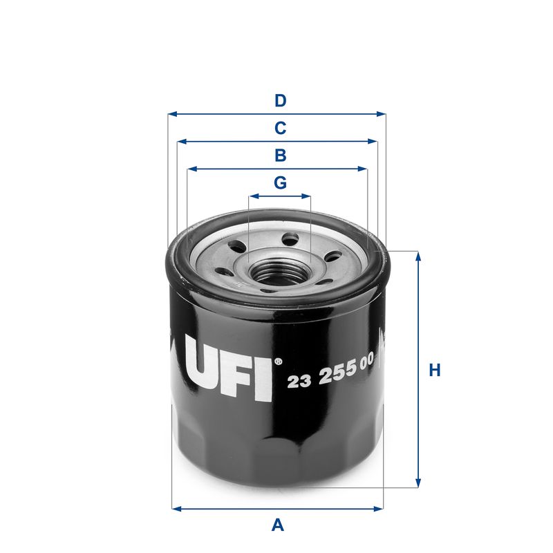 Оливний фільтр UFI 23.255.00
