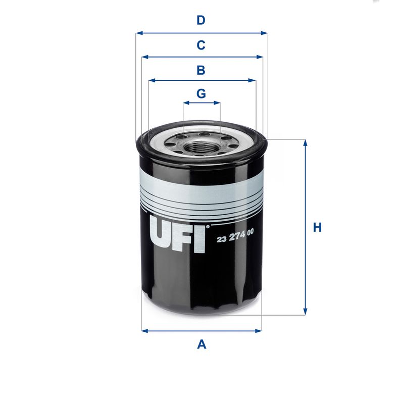 Oil Filter UFI 23.274.00