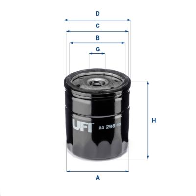 Oil Filter UFI 23.298.00