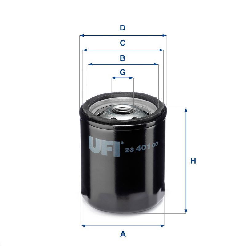 Oil Filter UFI 23.401.00