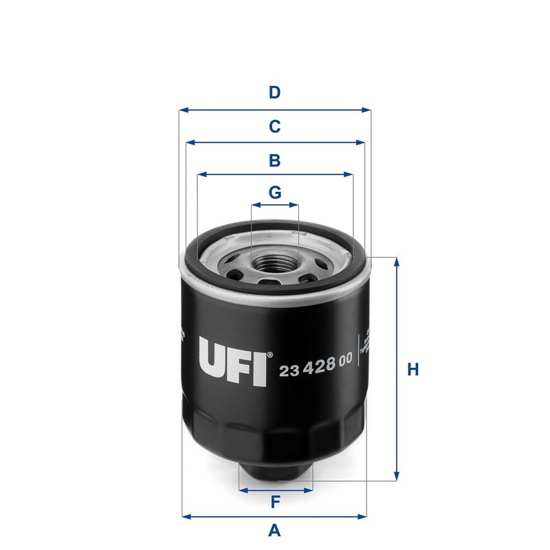 Оливний фільтр UFI 23.428.00