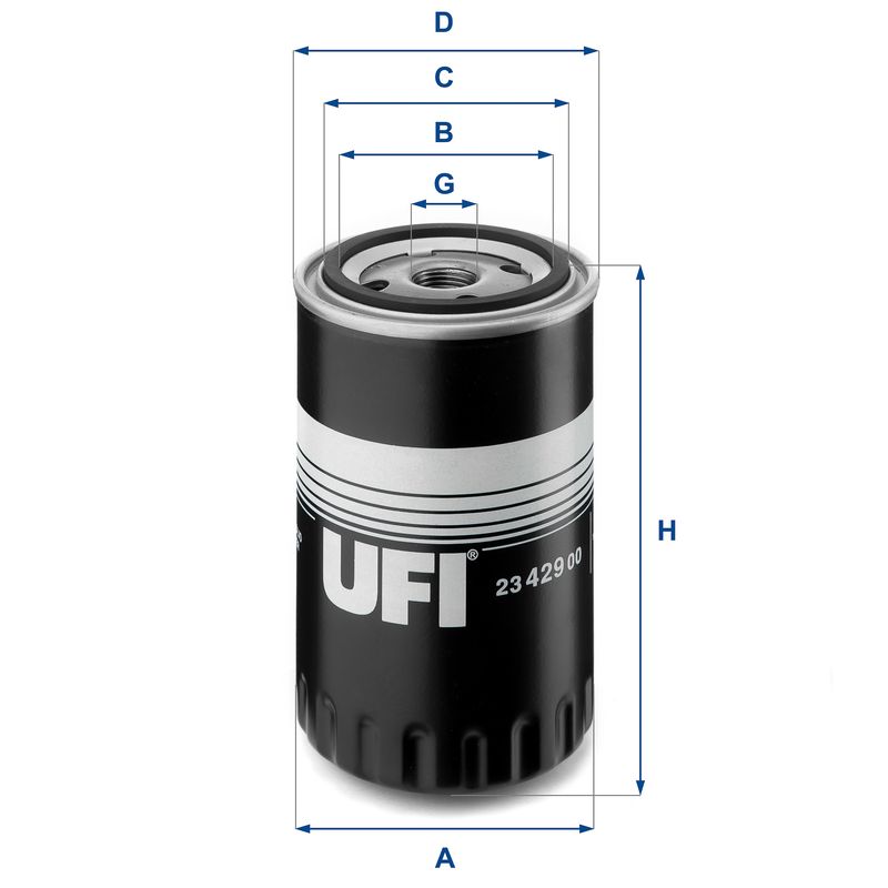 Оливний фільтр UFI 23.429.00