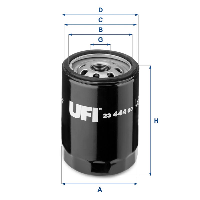 Oil Filter UFI 23.444.00