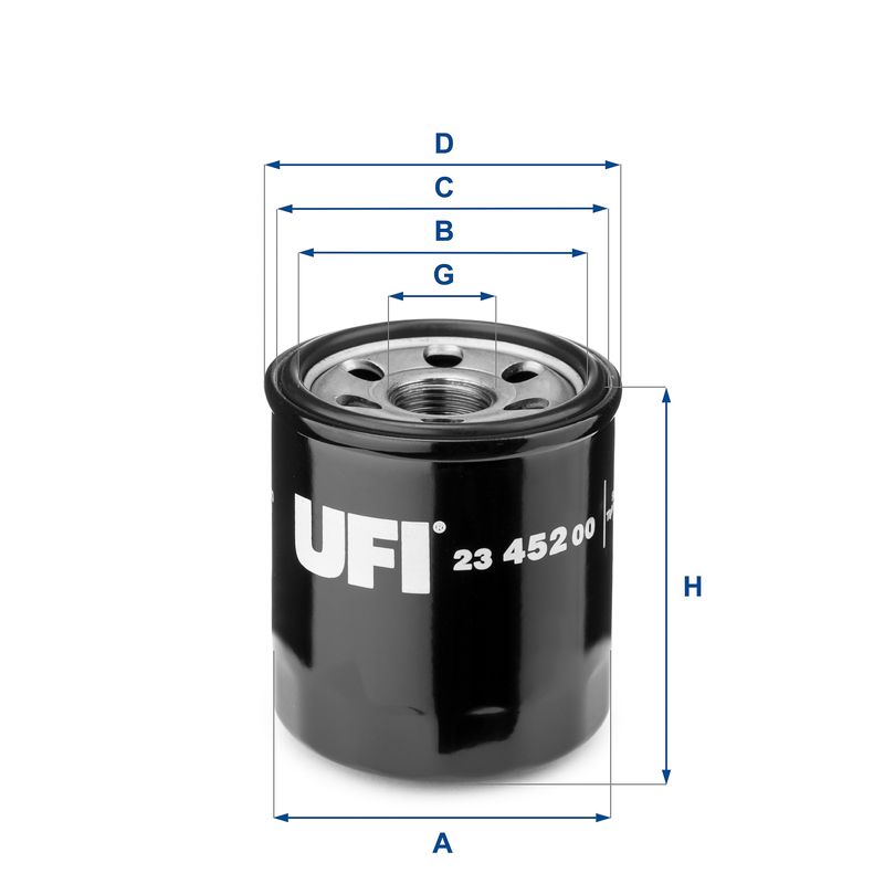 Alyvos filtras UFI 23.452.00