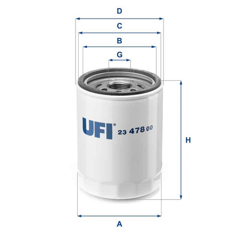 Оливний фільтр UFI 23.478.00