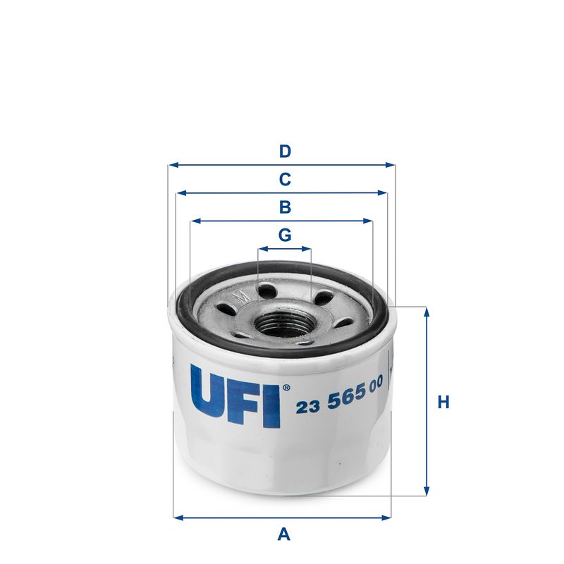 Оливний фільтр UFI 23.565.00