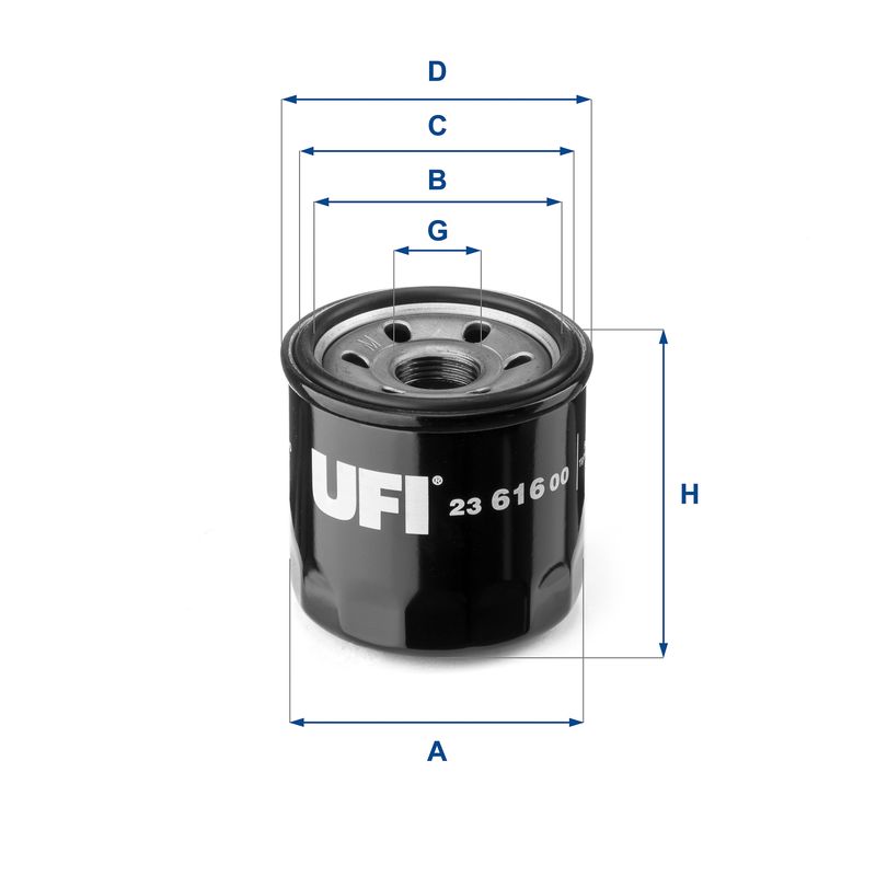 Oil Filter UFI 23.616.00