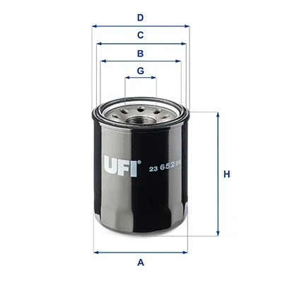 Alyvos filtras UFI 23.652.00