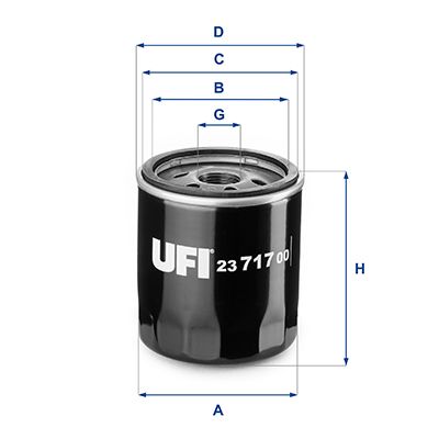 Oil Filter UFI 23.717.00