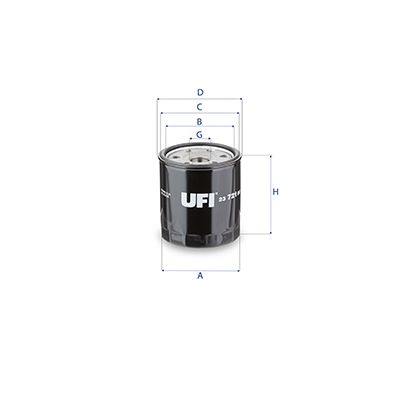 Oil Filter UFI 23.721.00