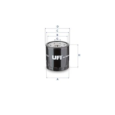 Оливний фільтр UFI 23.721.00