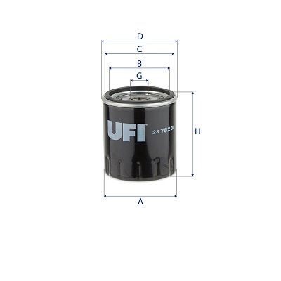 Oil Filter UFI 23.752.00