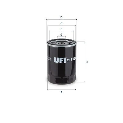 Alyvos filtras UFI 23.753.00