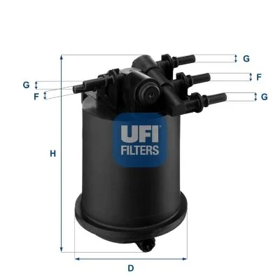 Kuro filtras UFI 24.086.00