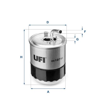 Fuel Filter UFI 24.107.00