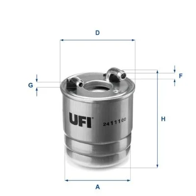 Kuro filtras UFI 24.111.00