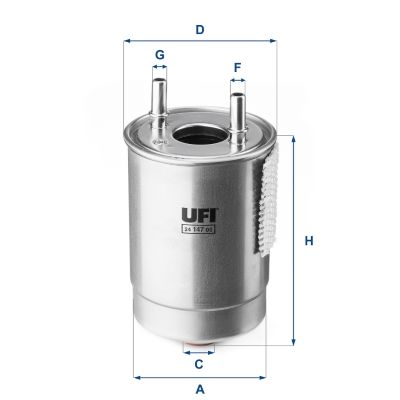 Kuro filtras UFI 24.147.00