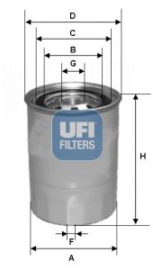 Fuel Filter UFI 24.327.00