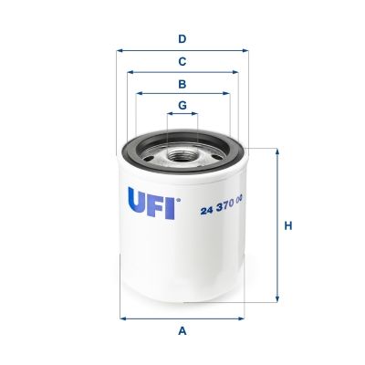 Фільтр палива UFI 24.370.00