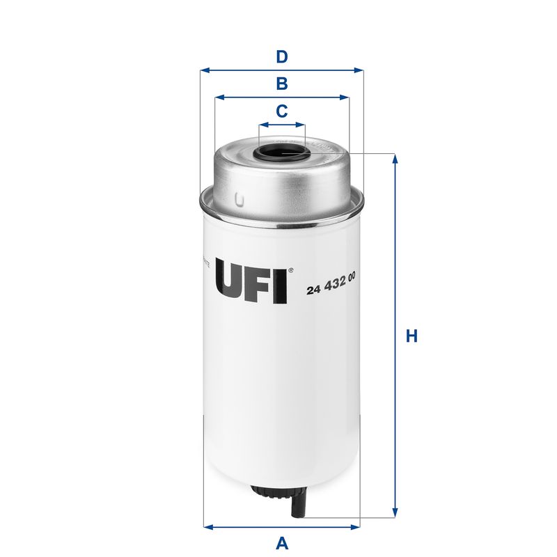 Fuel Filter UFI 24.432.00