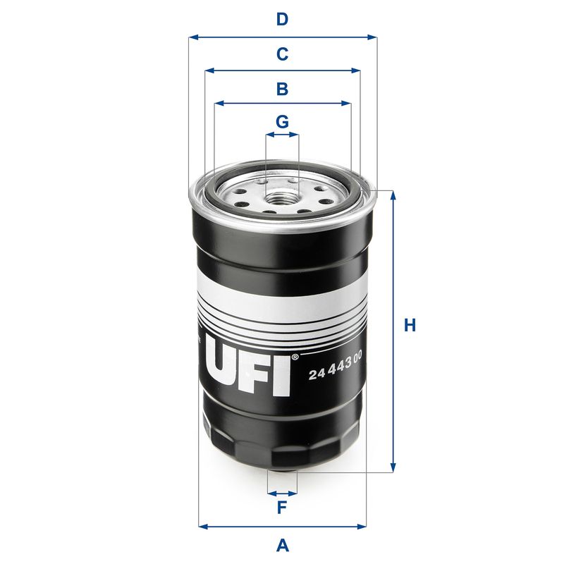 Kuro filtras UFI 24.443.00