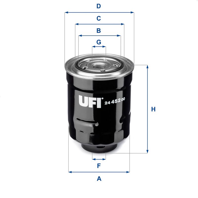Фільтр палива UFI 24.452.00