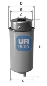 Fuel Filter UFI 24.458.00