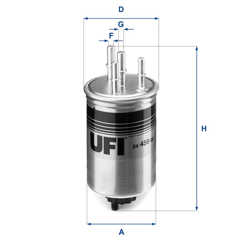 Фільтр палива UFI 24.459.00