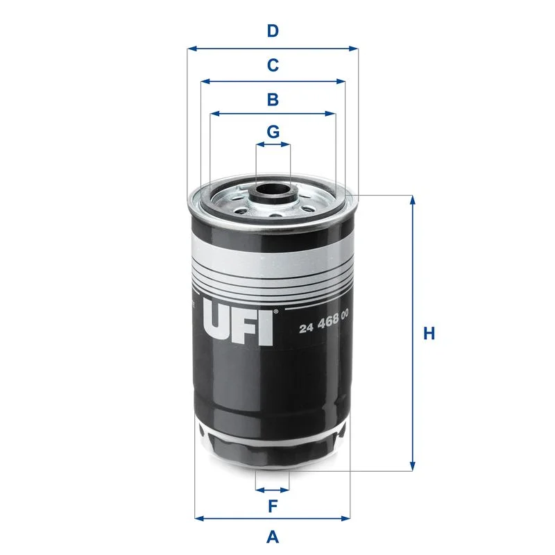 Kuro filtras UFI 24.468.00