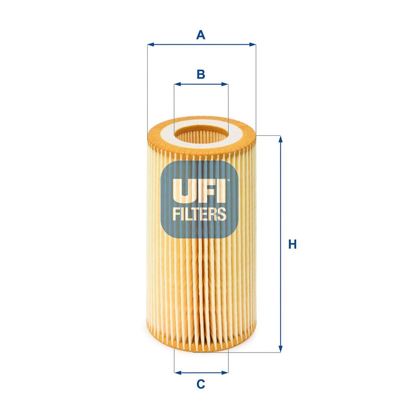 Alyvos filtras UFI 25.001.00