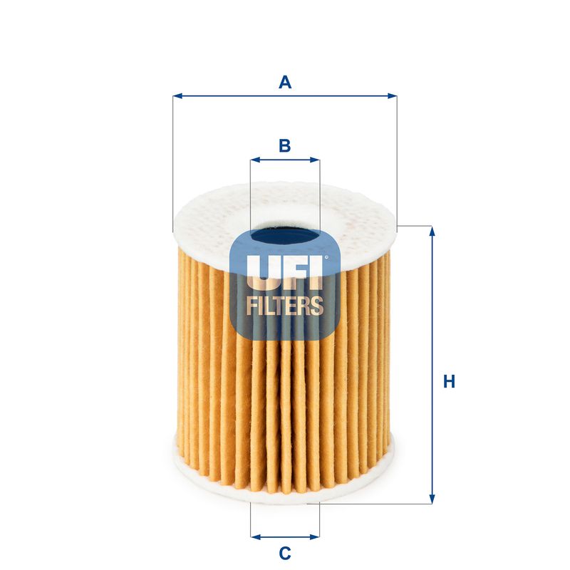 Alyvos filtras UFI 25.035.00