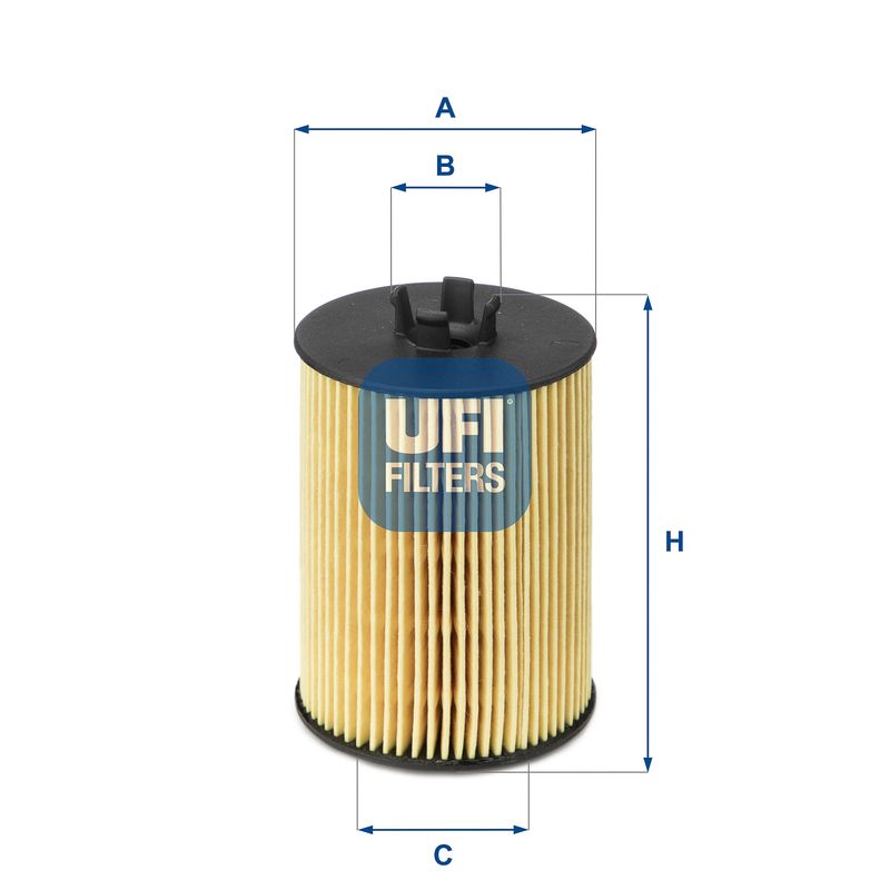 Оливний фільтр UFI 25.063.00