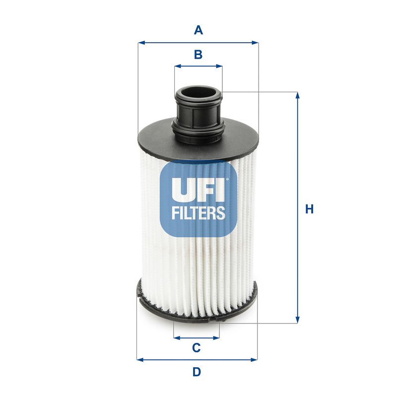 Оливний фільтр UFI 25.073.02