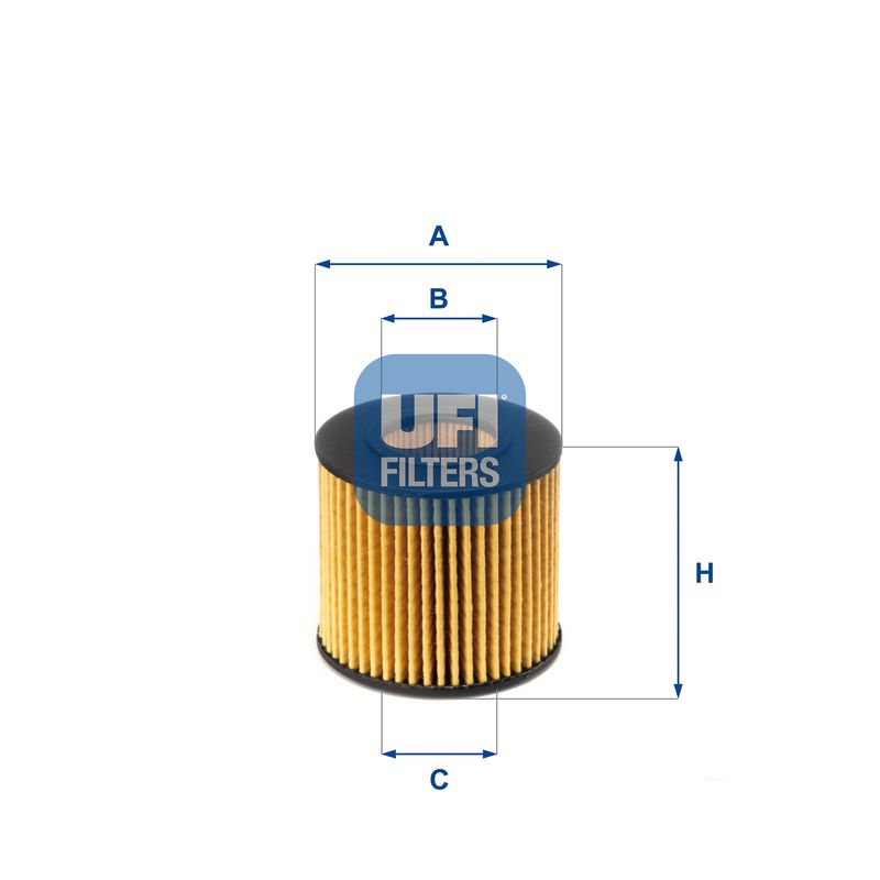 Оливний фільтр UFI 25.086.00