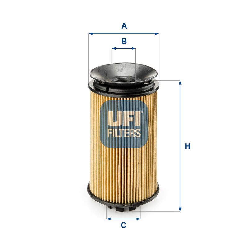 Alyvos filtras UFI 25.092.00