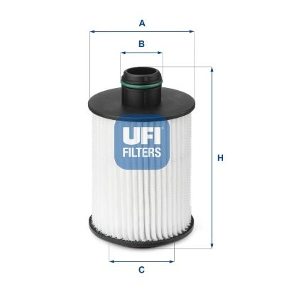 Alyvos filtras UFI 25.093.00