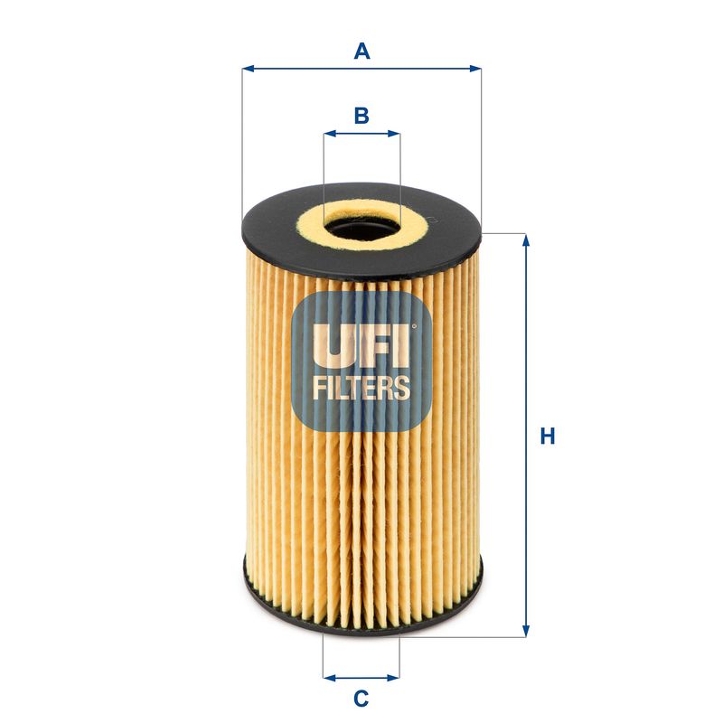 Alyvos filtras UFI 25.106.00