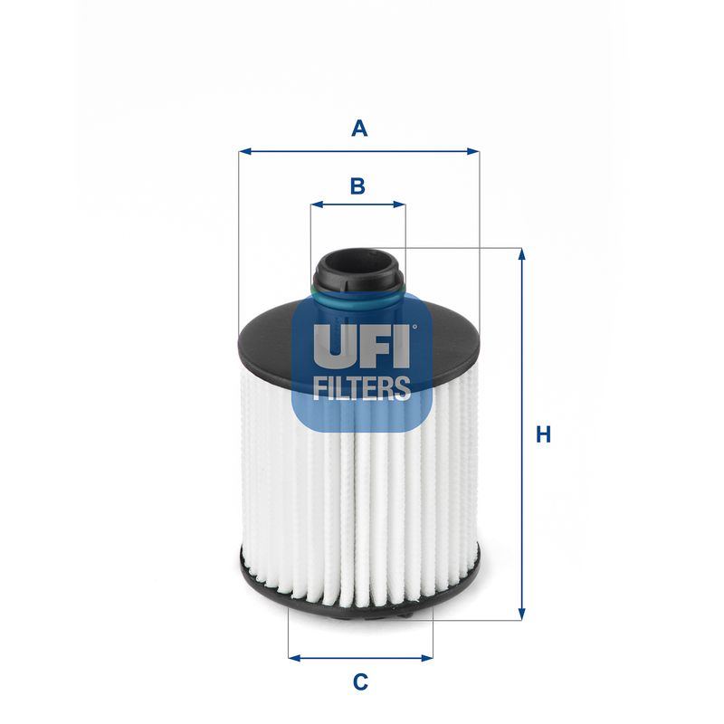 Alyvos filtras UFI 25.139.00