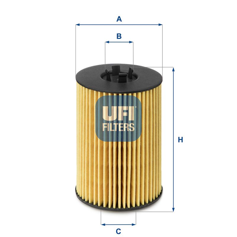 Alyvos filtras UFI 25.144.00