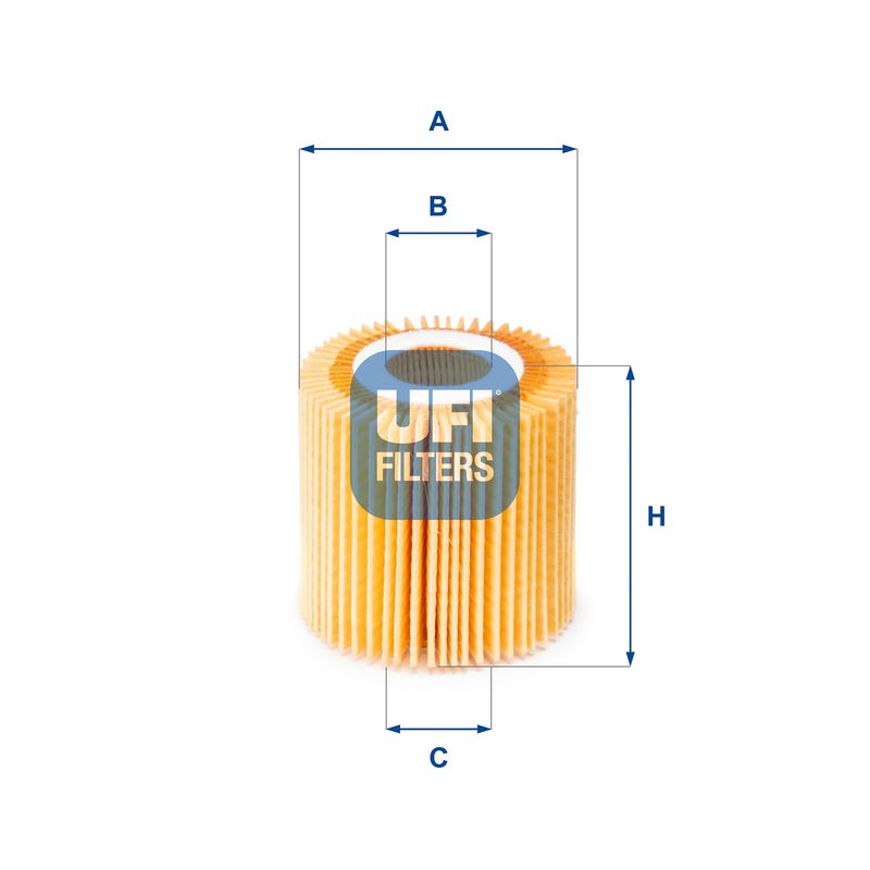 Alyvos filtras UFI 25.150.00