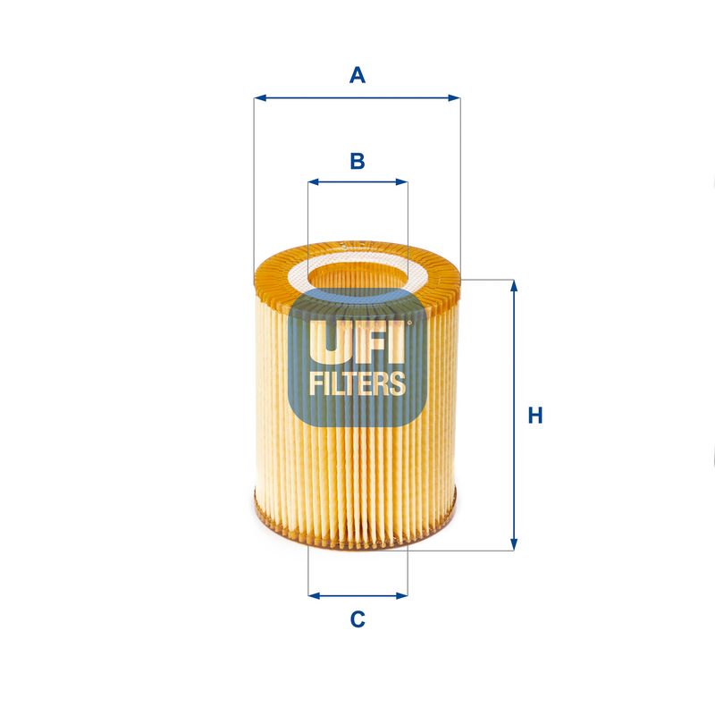 Alyvos filtras UFI 25.152.00