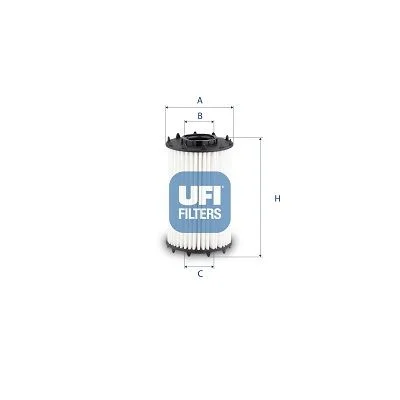 Alyvos filtras UFI 25.259.00
